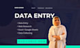 high quality data entry and spreadsheet management