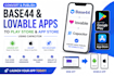 convert base44 publish loveable app to play store app store