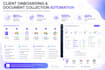 automate client onboarding and document collection workflow
