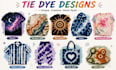 design unique watercolor seamless fabric textile print tie dye vector patterns