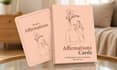 design print ready affirmation cards, oracle deck box, tarot card box