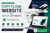 copy clone website and develop any kind of website