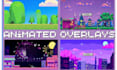 create pixel art animations stream overlay pixel background stream overlay sheet