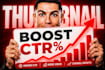 do thumbnail design , high CTR and professional thumbnails