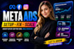 run meta ads and setup meta pixel and business manager
