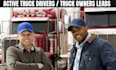 truck drivers, truck owners, dispatch driver leads, info