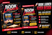 design book event and launch flyer
