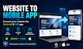 convert your website to android and ios mobile app