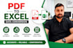 convert PDF to excel accurately and professionally