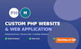develop custom PHP website and web application