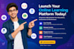 build stunning lms website or elearning website or tutor learn management system