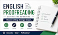 proofread, edit and rewrite english content