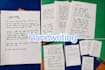 provide neat and clean notes, letters, handwritten service