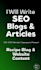 write SEO blogs articles, recipe blog, and website content