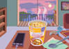 create custom vaporwave and 80s anime illustration