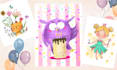 draw birthday invitation card