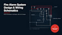 create professional fire alarm system design and wiring schematic drawings