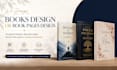 custom design book cover and interior pages for print ready