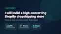 design a ready to launch shopify dropshipping store