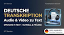 do professional german transcription and speech to text