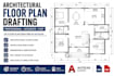 draw architectural floor plans and autocad drafting