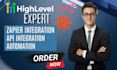 setup ghl zapier integration, ghl webhook, ghl api integation, ghl automation