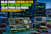 design solar charge controller pcb, solar power system battery charging hardware