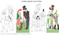 do professional comic book flatting