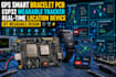 develop esp32 gps smart bracelet pcb, wearable tracking device and iot hardware