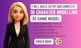 buid, setup and complete 3d modelling character, 3d game model