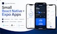 build a small react native expo mobile app