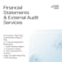 external audit, financial analysis and accounting services