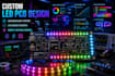 develop led pcb design, usb backlight circuit, led driver, smart lighting system
