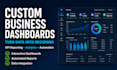 build a custom business dashboard and KPI reporting system