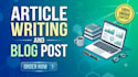 do expert article writing and content writing