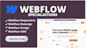 design a webflow landing page, responsive webflow website and webflow cms setup