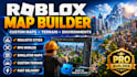 create professional roblox maps, terrain and environments