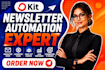 setup convertkit subscriber convertkit automation kit newsletter landing page