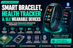 develop smart bracelet, health tracker and ble wearable device