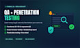 do QA testing web app UI UX fe be and penetration testing