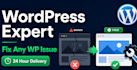 fix wordpress bugs, errors, white screen, plugin issues