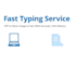 type pdf to word data entry fast