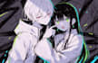draw anime couple illustration