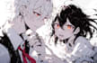 draw anime couple illustration