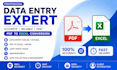 fast and accurate data entry and excel work