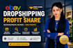 do expert ebay dropshipping on profit share