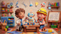 create 3d ai art and illustration