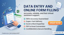 do professional data entry and online form filling work