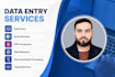 do data entry, excel data entry, web research and PDF conversion