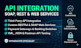integrate third party apis, rest API and soap web services